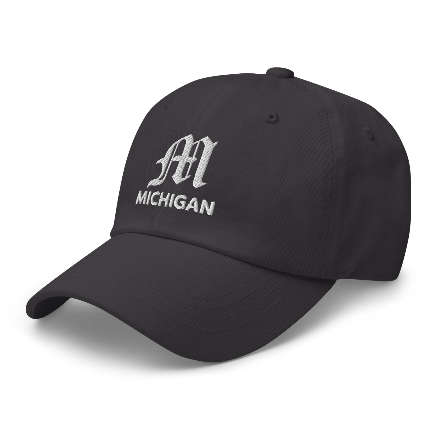 'Michigan' Dad Hat (w/ Old English 'M')