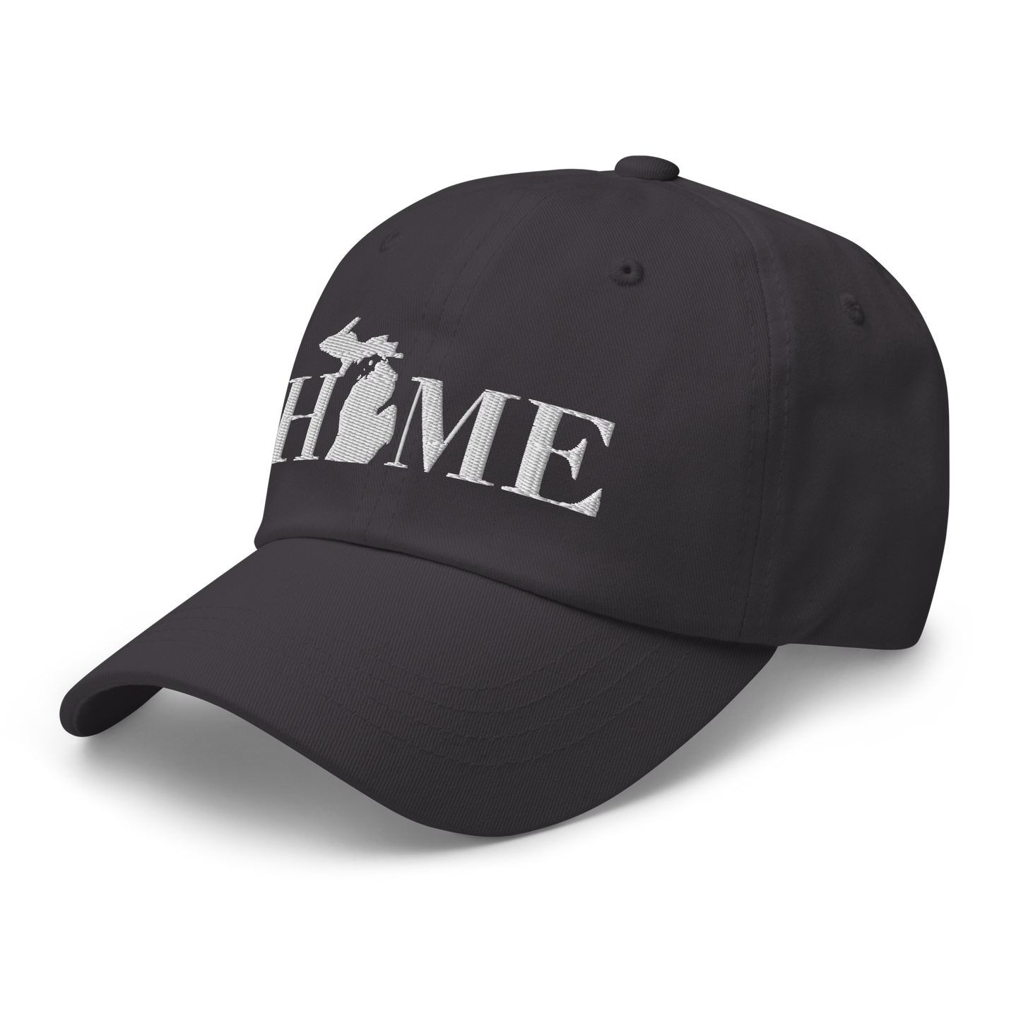 Michigan 'Home' Dad Hat (Didone Font)