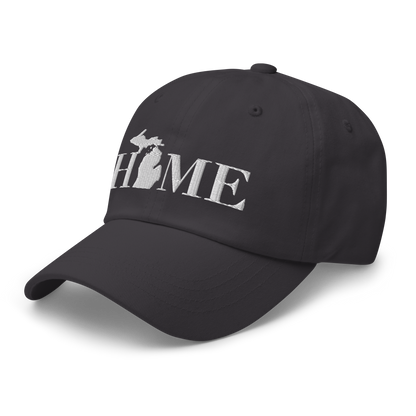 Michigan 'Home' Dad Hat (Didone Font)