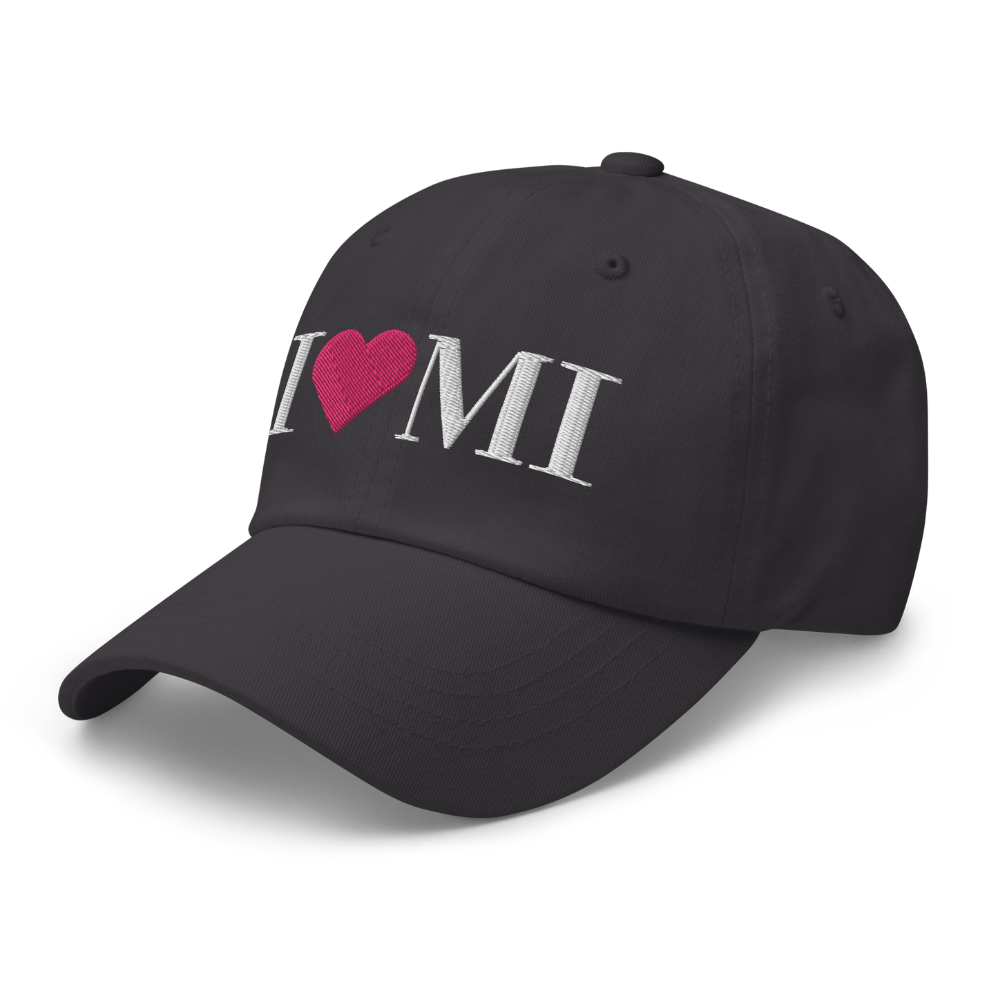 Michigan 'I ❤️ MI' Dad Hat (Didone Font)