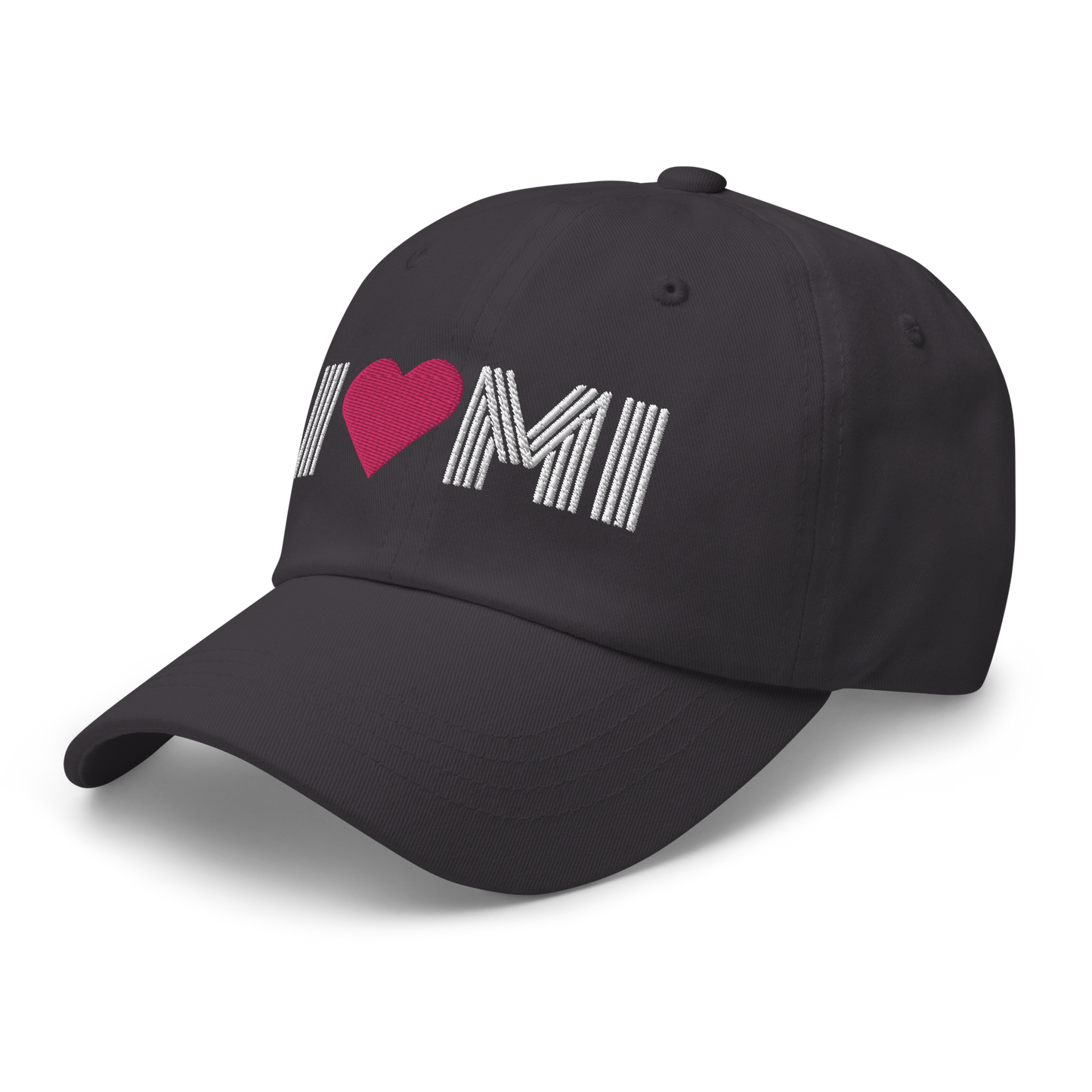 Michigan 'I ❤️ MI' Dad Hat (Metalpress Font)