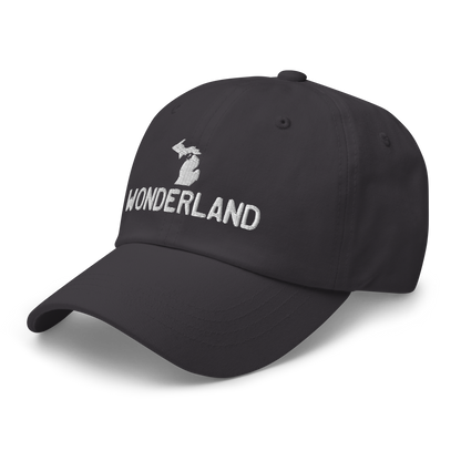 Michigan 'Wonderland' Dad Hat (Licence Plate Font)