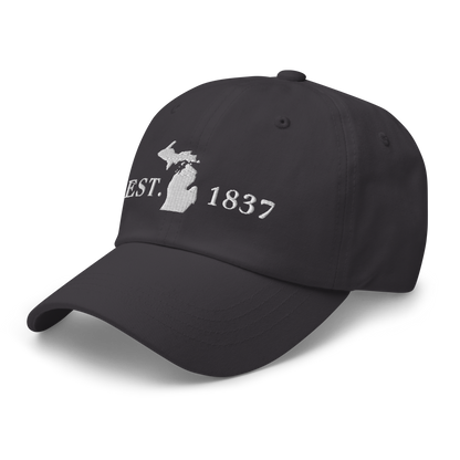 Michigan 'EST 1837' Dad Hat (Didone Font)