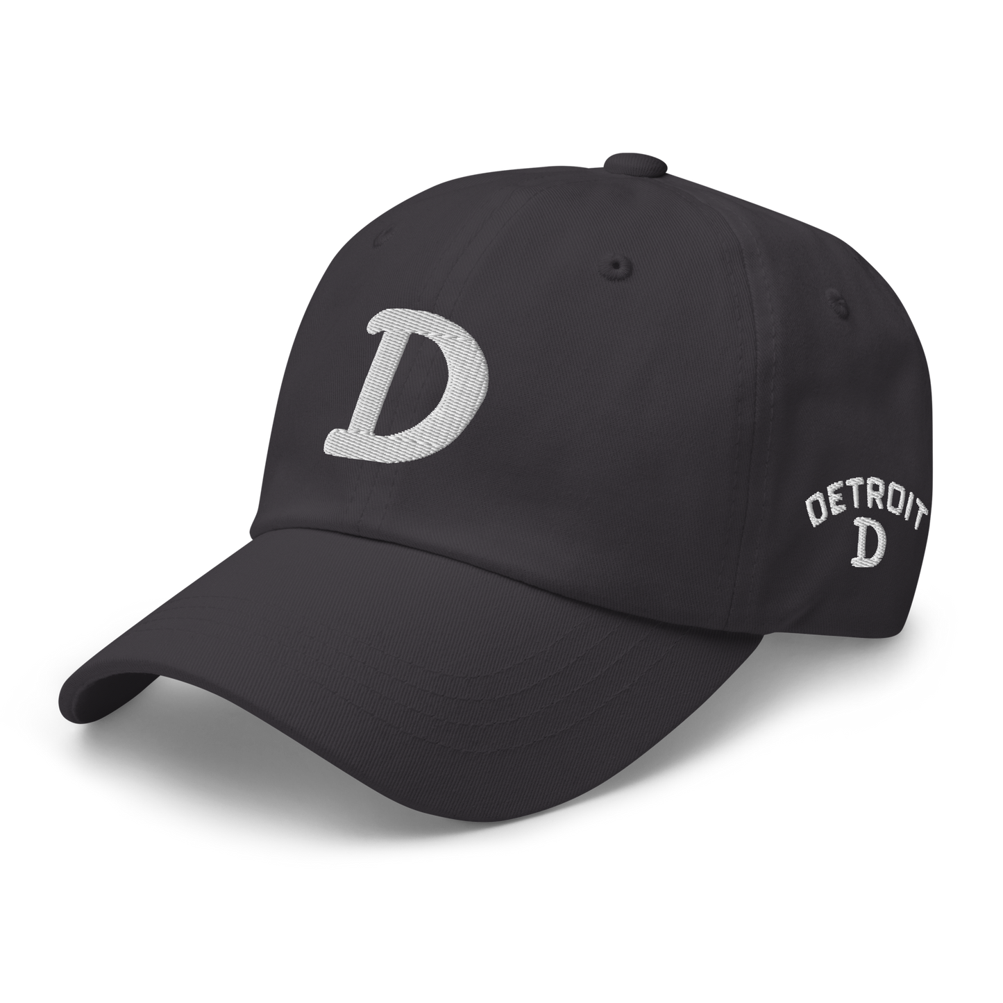 Detroit 'Old French D' Dad Hat (w/ Side Design)