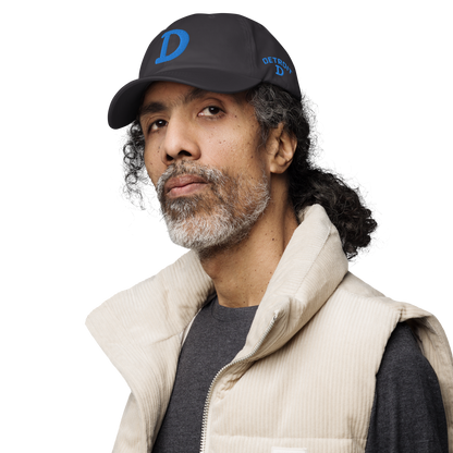 Detroit 'Old French D' Dad Hat (w/ Side Design) | Azure Embroidery