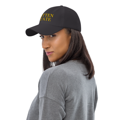 Michigan 'Mitten State' Dad Hat (Didone Font) | Gold Embroidery