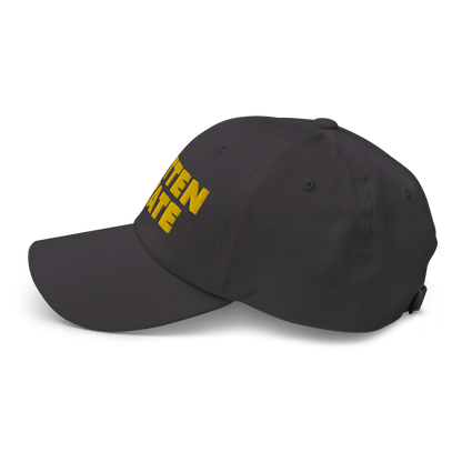 Michigan 'Mitten State' Dad Hat (Geometric Sans Font) | Gold Embroidery