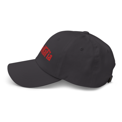 Michigan 'MittenMafia' Dad Hat (Gangster Font) | Red Embroidery