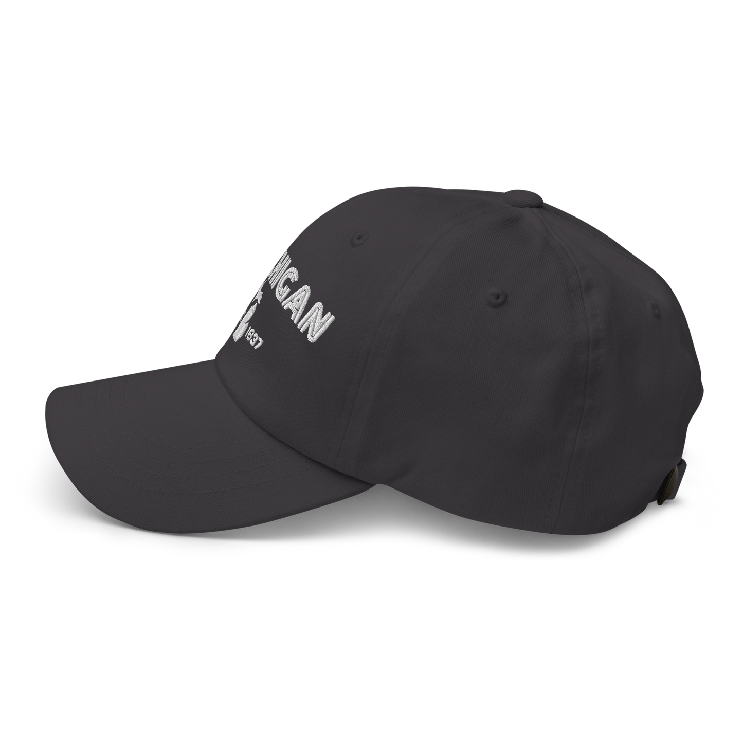 'Michigan EST 1837' Dad Hat (Metalpress Font)