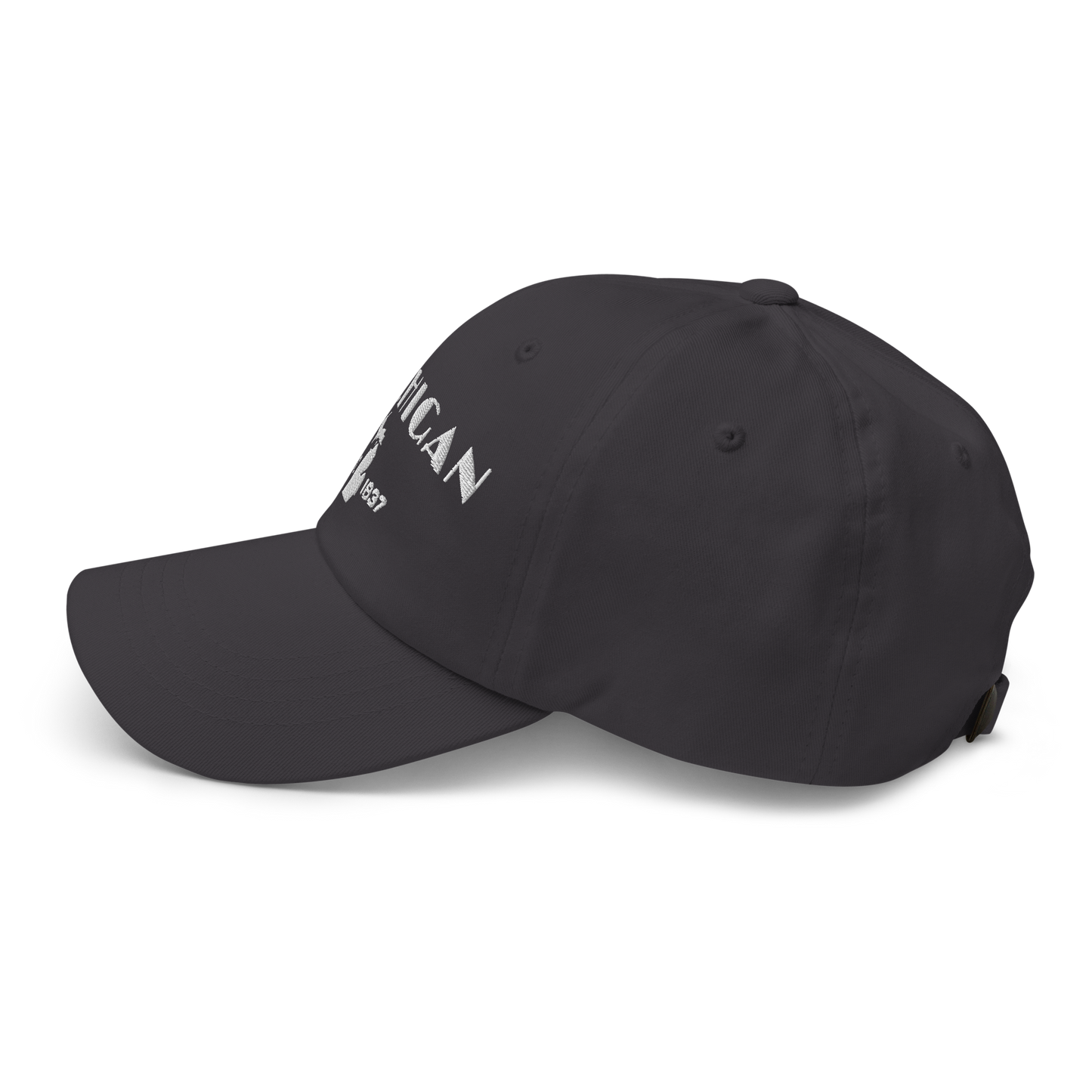 'Michigan EST 1837' Dad Hat (Theatrical Art Deco Font)