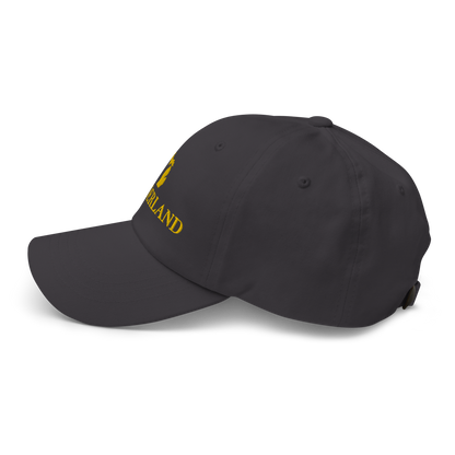 Michigan 'Wonderland' Dad Hat (Didone Font) | Gold Embroidery