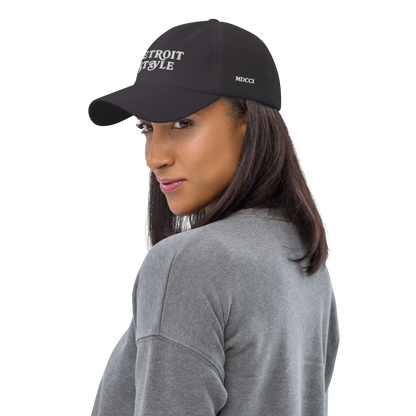 'Detroit Style' Dad Hat (w 'MDCCI' Side Design)