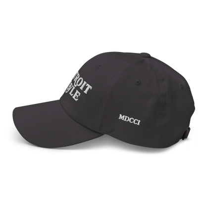 'Detroit Style' Dad Hat (w 'MDCCI' Side Design)