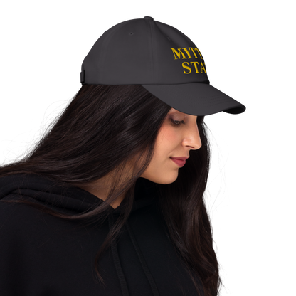 Michigan 'Mitten State' Dad Hat (Didone Font) | Gold Embroidery