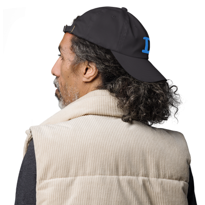 Detroit 'Old French D' Dad Hat (w/ Side Design) | Azure Embroidery