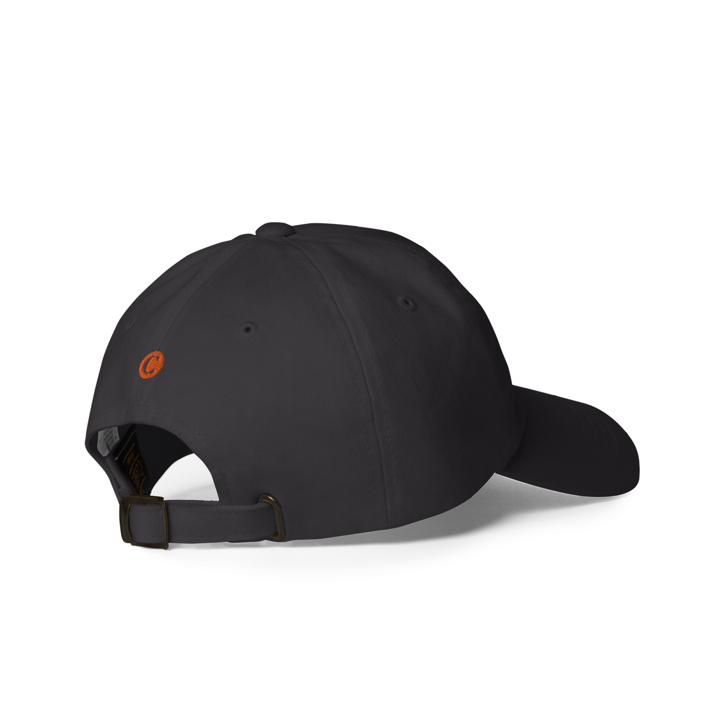 Detroit 'Old French D' Dad Hat (w/ Side Design) | Orange Embroidery