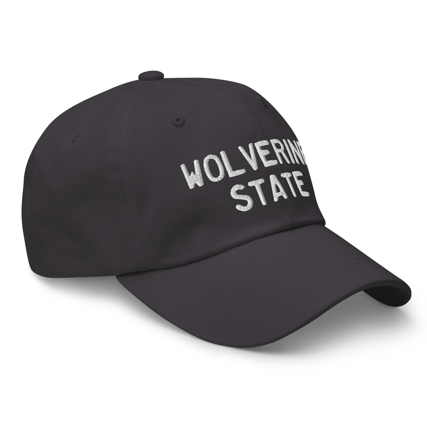 Michigan 'Wolverine State' Dad Hat (Licence Plate Font)