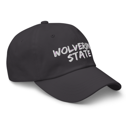 Michigan 'Wolverine State' Dad Hat (Angry Brush Font)