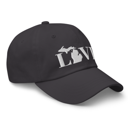 Michigan 'Love' Dad Hat (Didone Font)