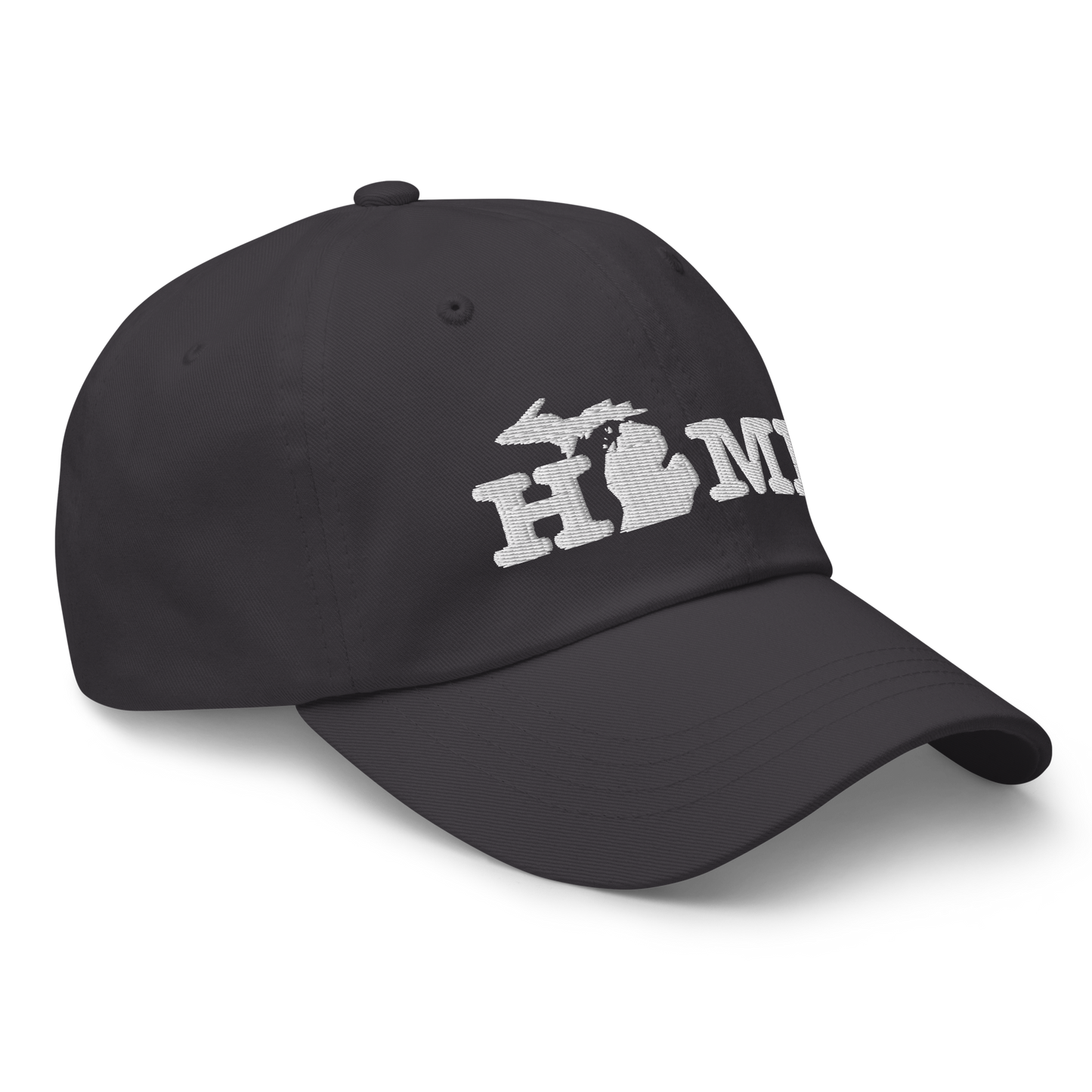 Michigan 'Home' Dad Hat (Typewriter Font)