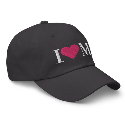 Michigan 'I ❤️ MI' Dad Hat (Didone Font)