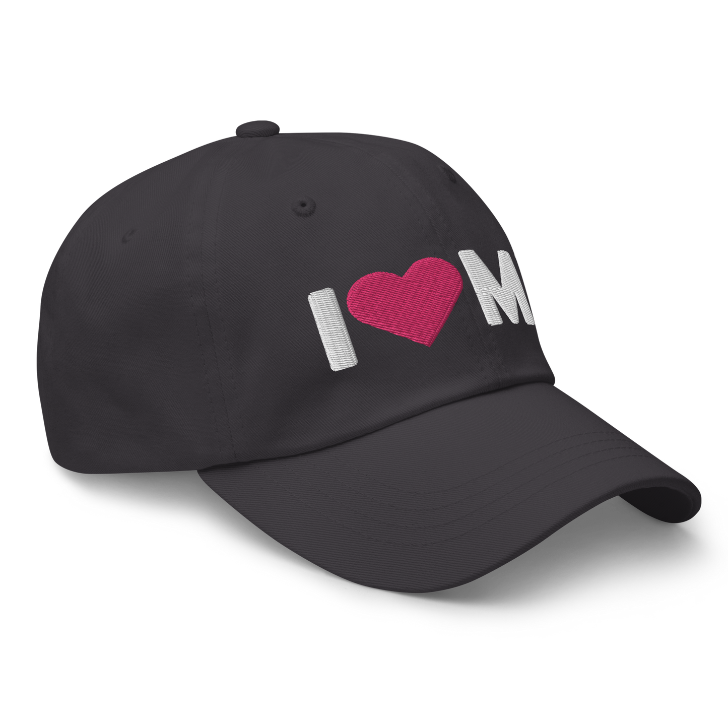 Michigan 'I ❤️ MI' Dad Hat (Rounded Swiss Font)