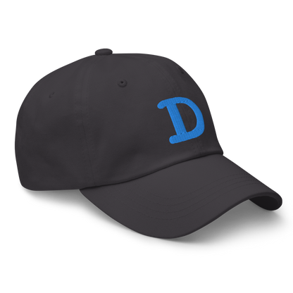 Detroit 'Old French D' Dad Hat (w/ Side Design) | Azure Embroidery