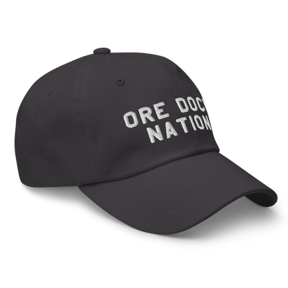 'Ore Dock Nation' Dad Hat (w/ 'Marquette' & UP Outline)