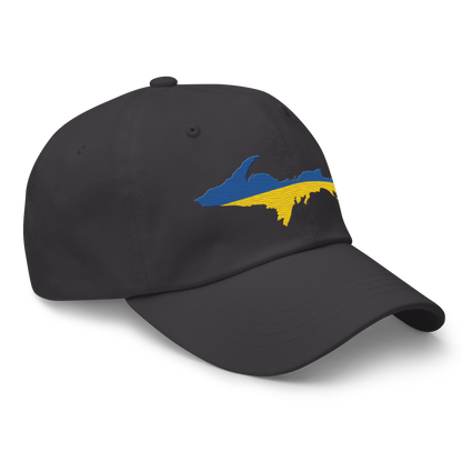 Michigan Upper Peninsula Dad Hat (Ukraine Edition)