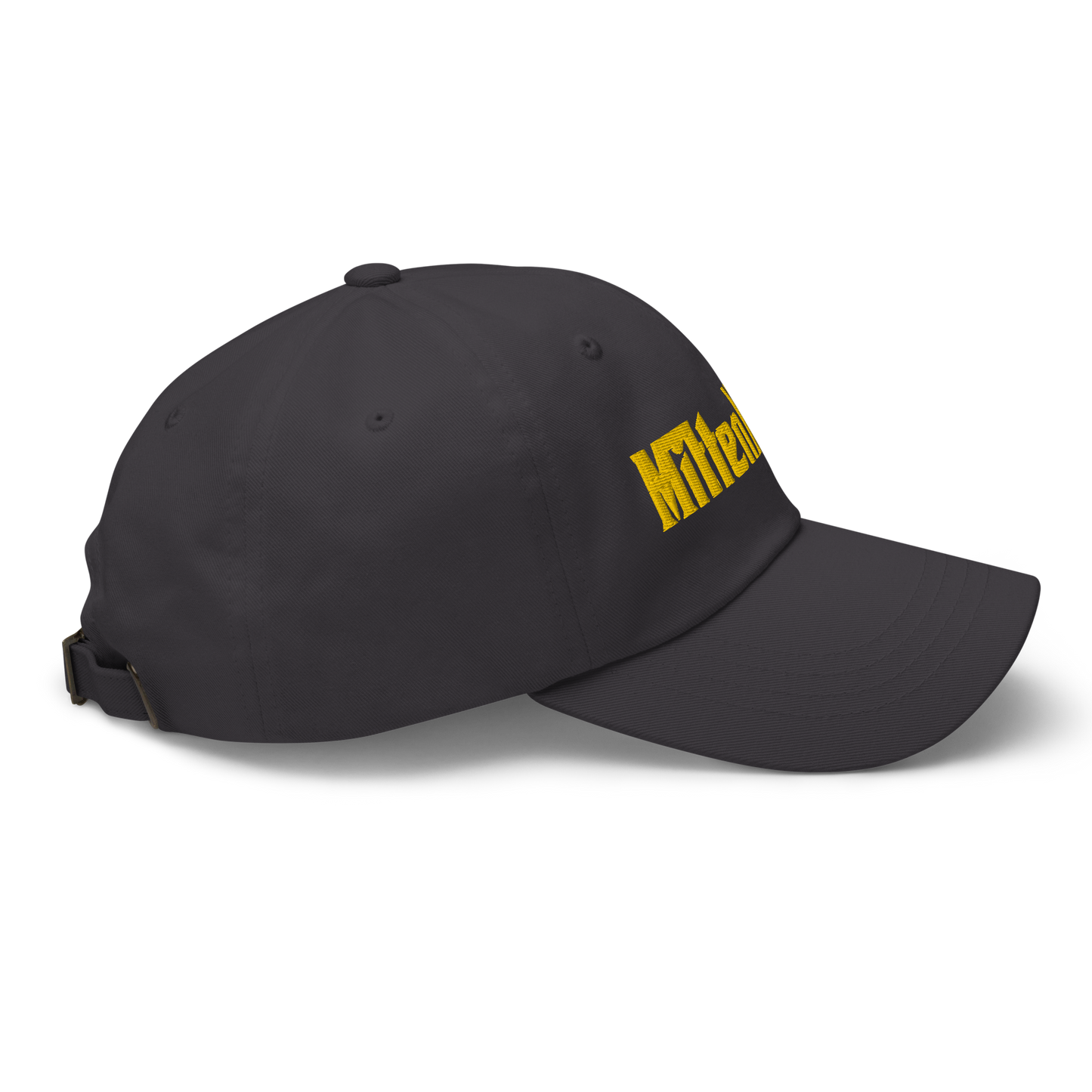 Michigan 'MittenMafia' Dad Hat (Gangster Font) | Gold Embroidery