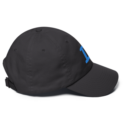 Detroit 'Old French D' Dad Hat (w/ Side Design) | Azure Embroidery