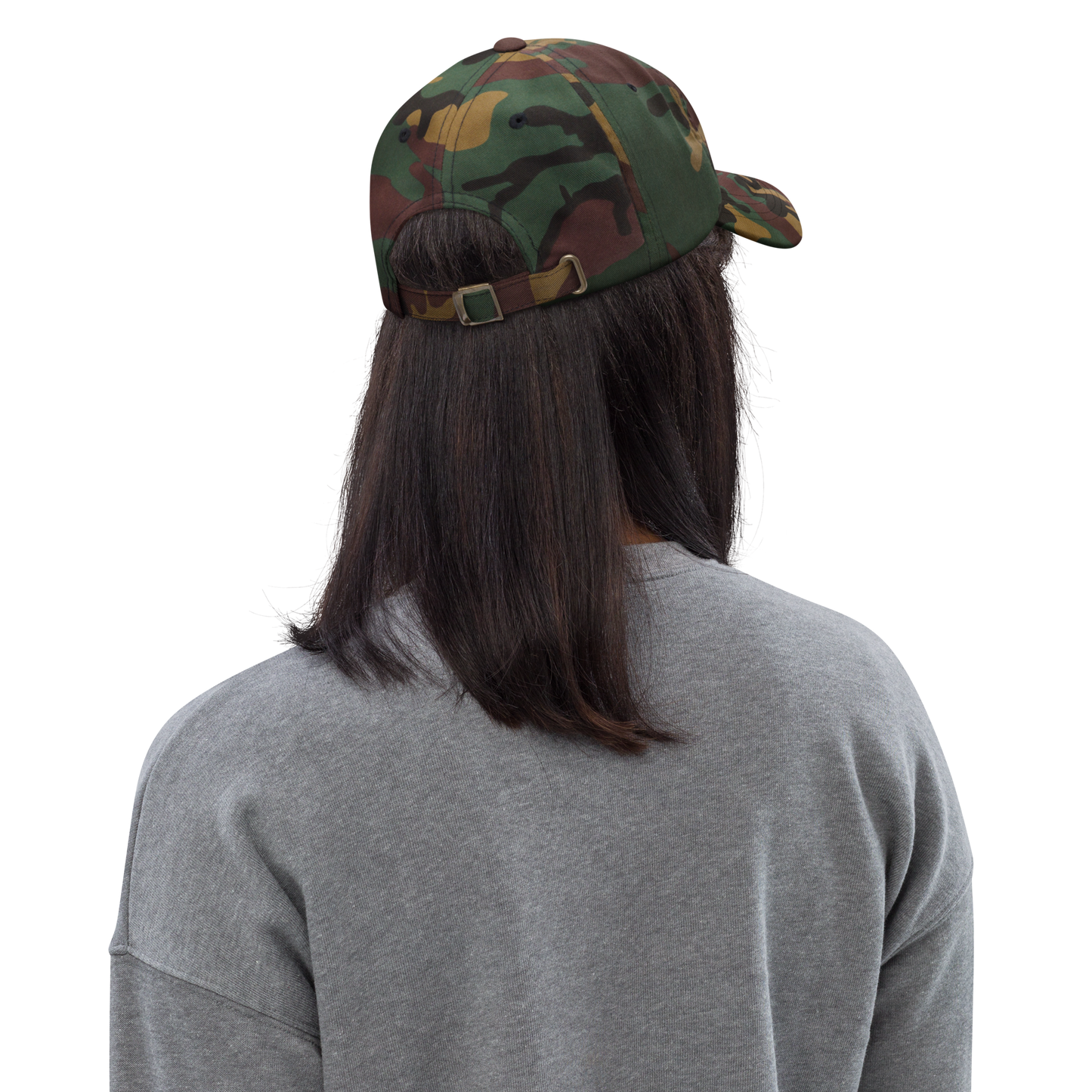 Michigan 'The Yoop' Camouflage Cap (Didone Font w/ UP Outline)