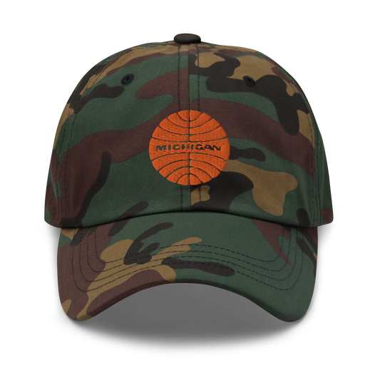 'Michigan' Camouflage Cap (Vintage Airline Parody)