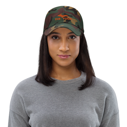 'The Yoop' Camouflage Cap (w/ UP Outline)