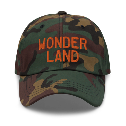 Michigan 'Wonderland' Camouflage Cap (Licence Plate Font)