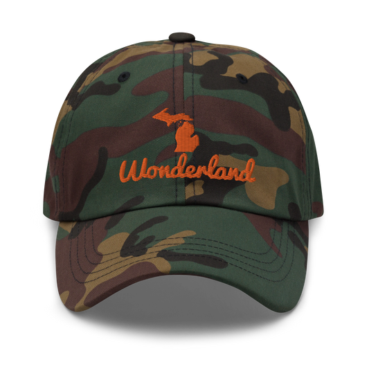 Michigan 'Wonderland' Camouflage Cap (Script Font)