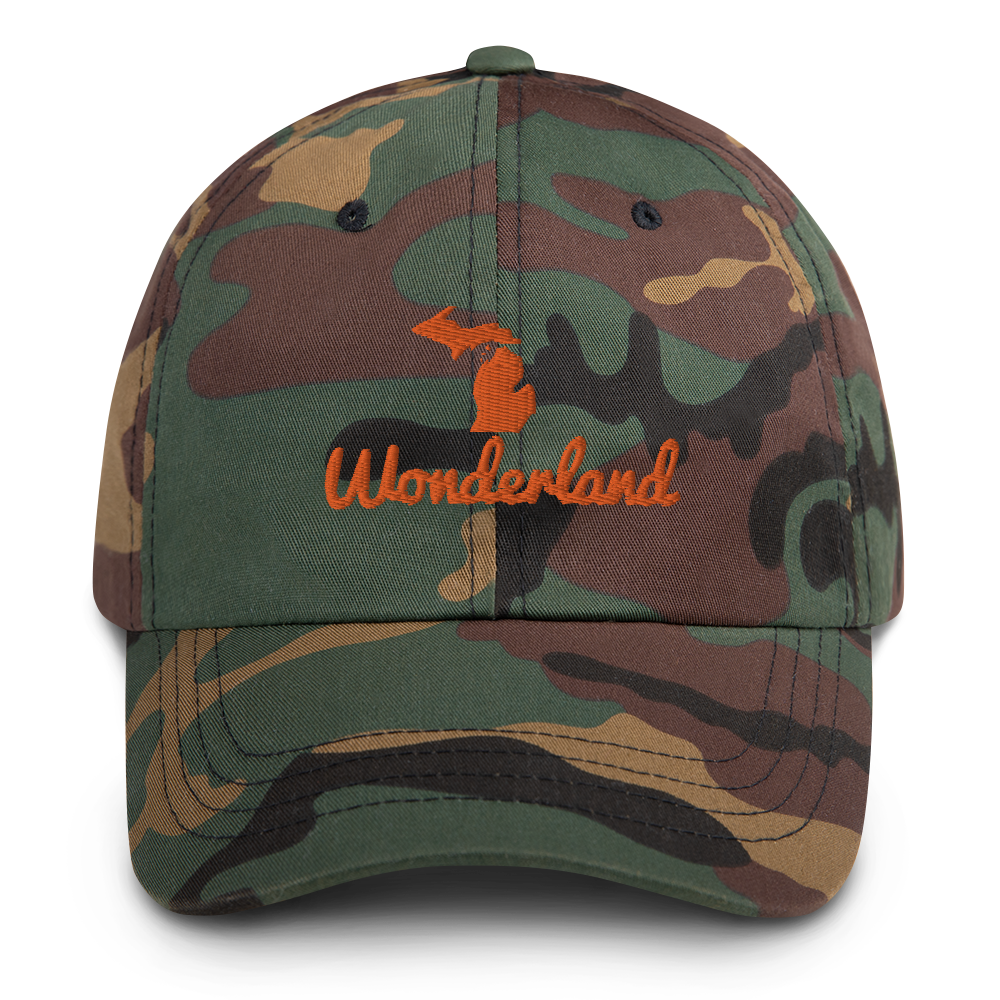 Michigan 'Wonderland' Camouflage Cap (Script Font)