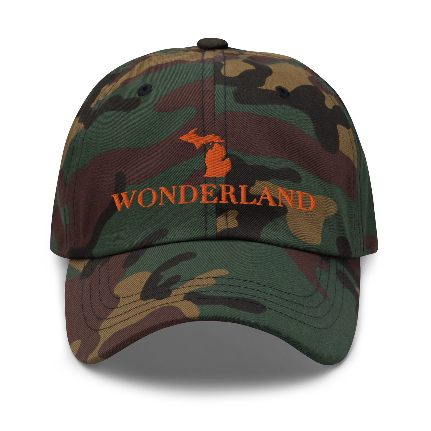 Michigan 'Wonderland' Camouflage Cap (Didone Font)