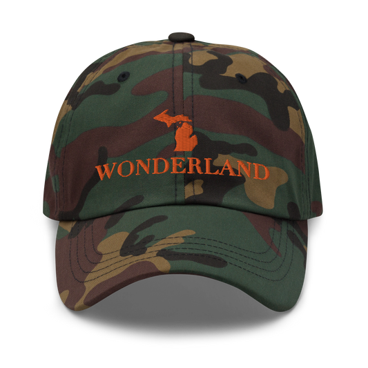 Michigan 'Wonderland' Camouflage Cap (Didone Font)