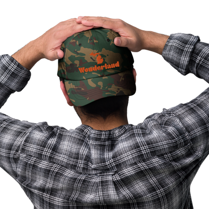 Michigan 'Wonderland' Camouflage Cap (Art Deco Font)