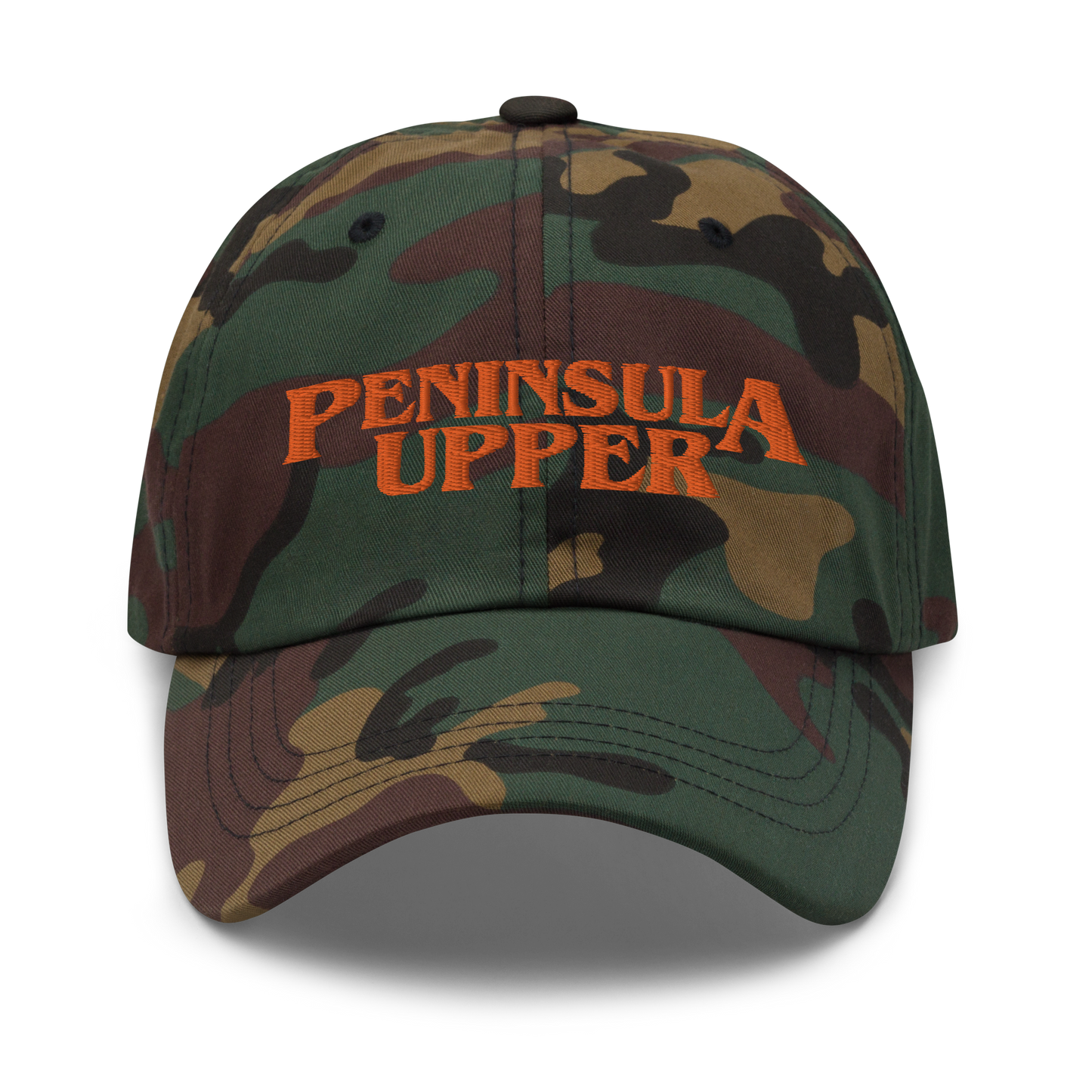 Michigan 'Upper Peninsula' Camouflage Cap (1980s Teen Drama Parody)