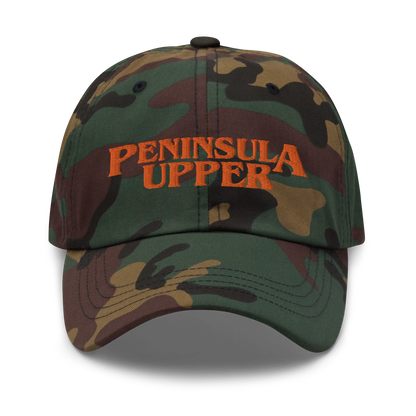 Michigan 'Upper Peninsula' Camouflage Cap (1980s Teen Drama Parody)