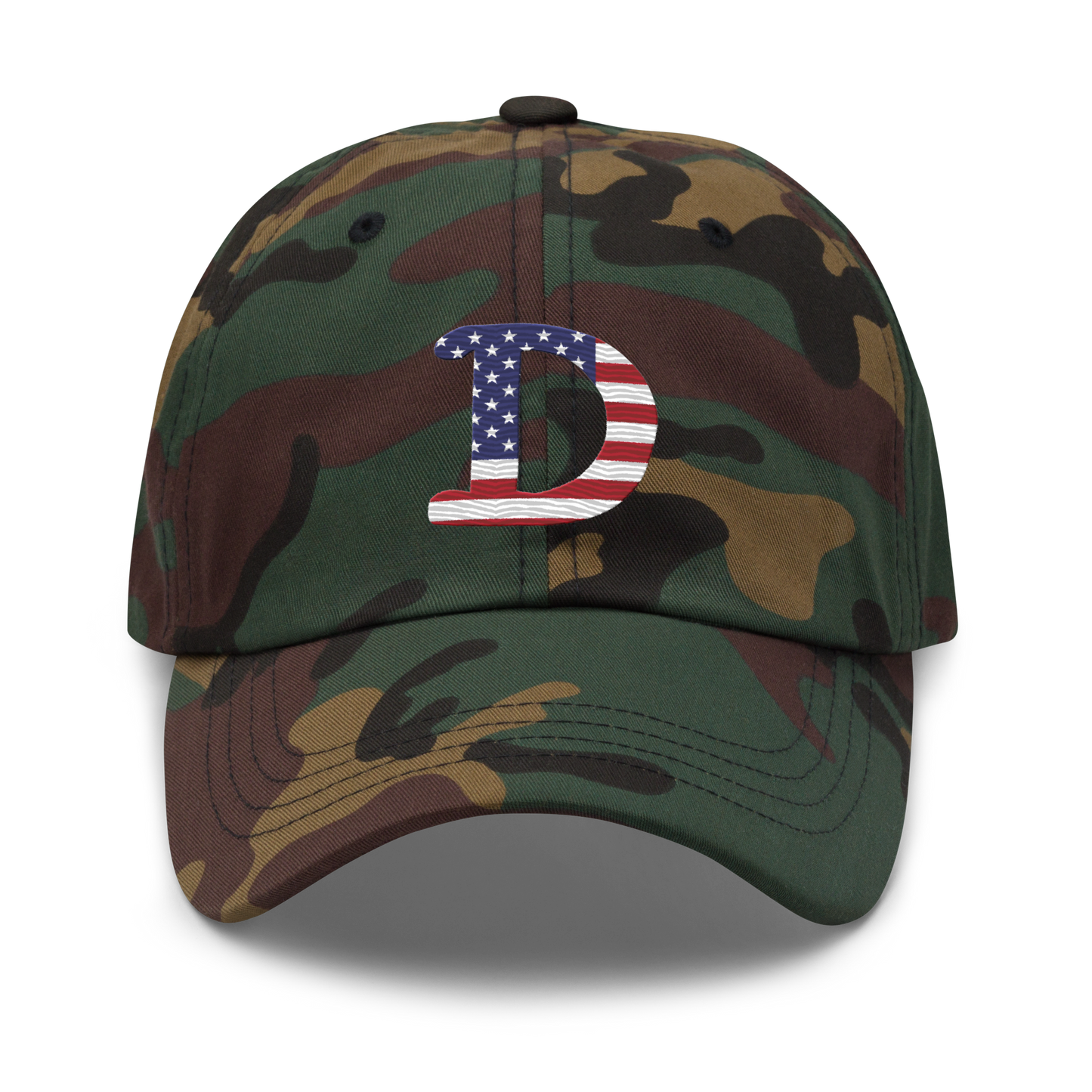 Detroit 'Old French D' Camouflage Cap (Patriot Edition)