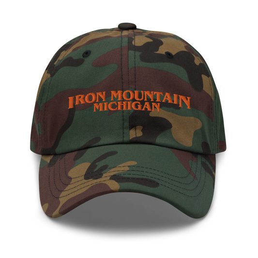 'Iron Mountain Michigan' Camouflage Cap (1980s Drama Parody)