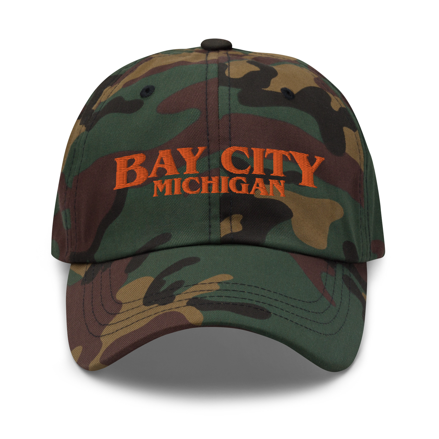 'Bay City Michigan' Camouflage Cap (1980s Drama Parody)