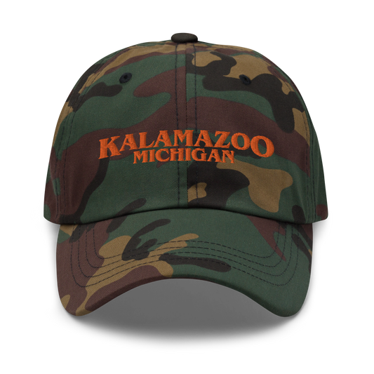 'Kalamazoo Michigan' Camouflage Cap (1980s Drama Parody)