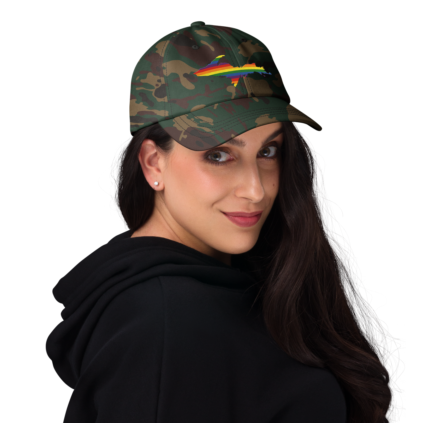 Michigan Upper Peninsula Camouflage Cap (Pride Edition)