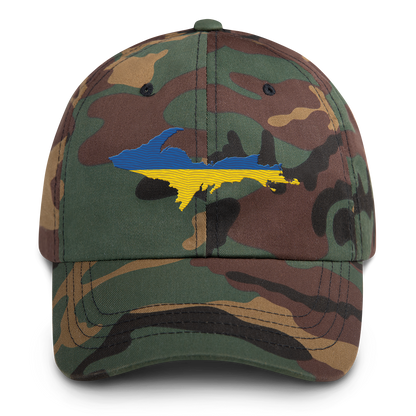 Michigan Upper Peninsula Camouflage Cap (Ukraine Edition)