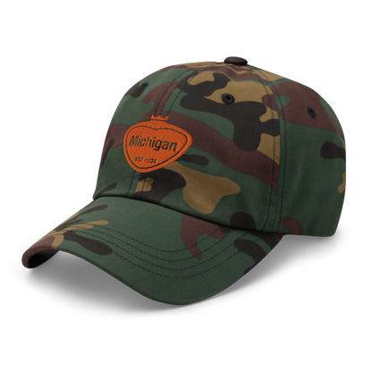 'Michigan EST 1837' Camouflage Cap (Local Sodapop Parody)