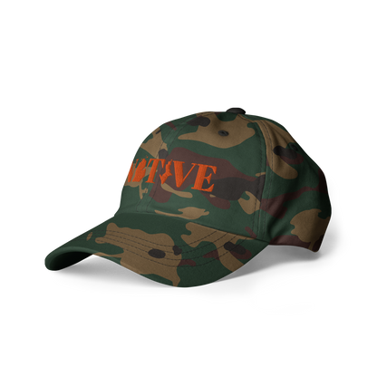 Michigan 'Native' Camouflage Cap (Didone Font)